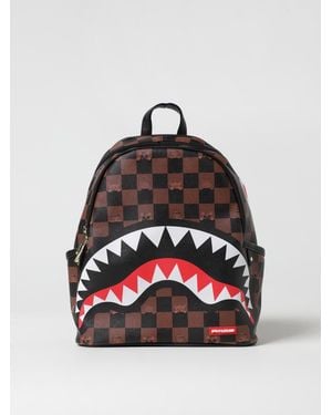 Sprayground Mini Backpack Checkerboard Shark - Brown