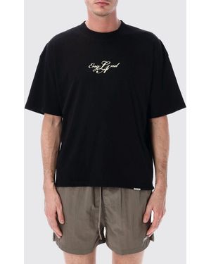 Represent Cotton T-Shirt With Logo - Black