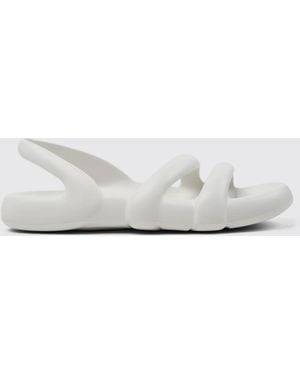 Camper Kobarah Flat Wide Sandals - White