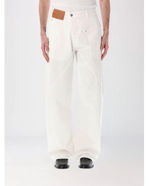 JW Anderson Jeans Twisted Workwear Wide-Leg De Denim - Blanco