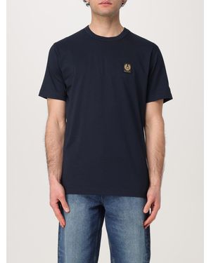 Belstaff Crew Neck Short Sleeve Tshirt - Blue