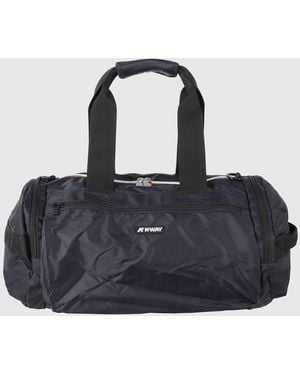 K-Way Mereville Waterproof Ripstop Nylon Duffle Bag - Blue
