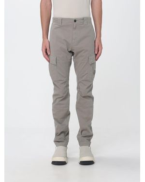 C.P. Company Slim Fit Stretch Cotton Cargo Trousers - Grey