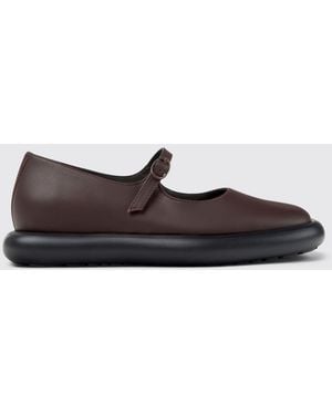 Camper Ballerines Onda En Cuir - Blanc
