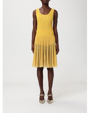 Elisabetta Franchi Jersey Mini Dress - Yellow