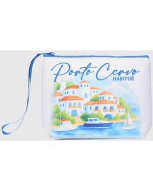 MC2 Saint Barth Aline Mc2 Neopren-Pochette Mit Saint Barth Logo - Blau