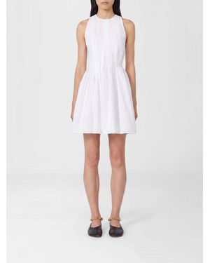 Sportmax Cotton Mini Dress - White