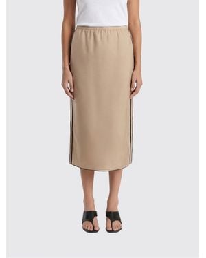 KHAITE Midi Skirt - Natural