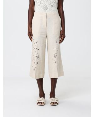 Twinset Trousers - Natural