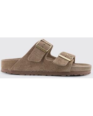 Birkenstock Arizona Suede Sandals - Brown