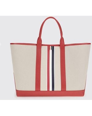 Thom Browne Canvas-Tasche - Rot