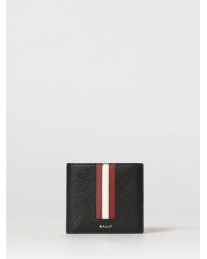 Bally Grained Leather Wallet - White