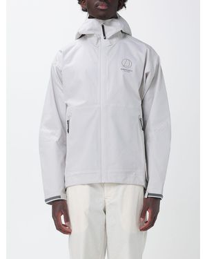 Murphy & Nye Relaxed Fit Polyester Windbreaker Jacket With Hood - Grey