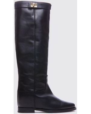 Via Roma 15 Flat Ankle Boot - Blue