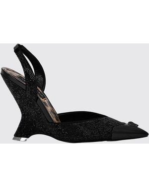 Philipp Plein Kristallverzierte Slingback-Pumps Aus Veloursleder Mit Hohem Absatz - Weiß