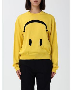 Moschino Graphic Print Crewneck Sweater - Yellow