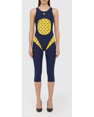 Marine Serre Jumpsuit - Blue