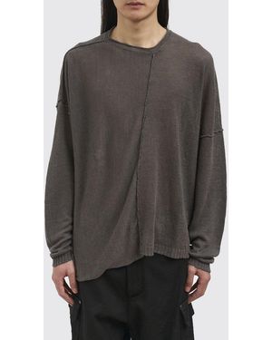 Isabel Benenato Linen Pullover - Grey