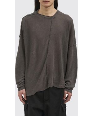 Isabel Benenato Linen Pullover - Grey