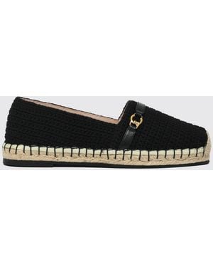 Coccinelle C-Easy Crochet Cotton Espadrilles - Black