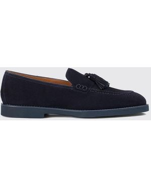 Doucal's Mokassins Aus Wildleder Mit Quasten - Blau