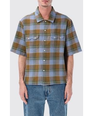 Levi's Checked Cotton Shirt - Blue