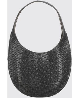 Coperni Swipe Woven Leather Bag - Grey