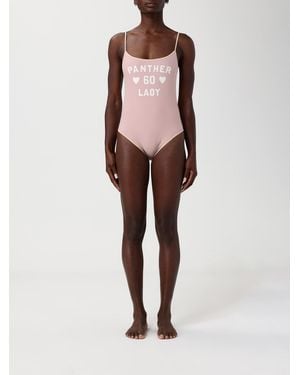 Valentino One-Piece Swimsuit With Slogan - Pink