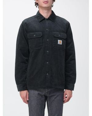 Carhartt Corduroy Shirt Jacket With Contrast Collar - Blue