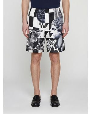Versace Shorts Sportivi - Nero