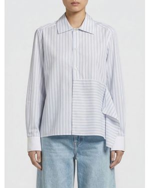JW Anderson Striped Cotton Shirt - White