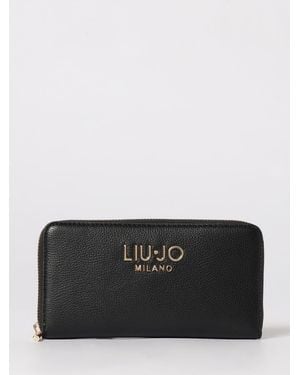 Liu Jo Synthetic Leather Wallet - Black