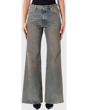 Haikure Clara Mid-Rise Flare Jeans - Grey