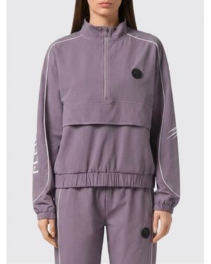 Philipp Plein Windbreaker With Logo - Purple