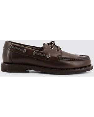 Brunello Cucinelli Mokassins Damen - Braun