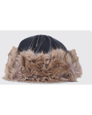 Stand Studio Gorro Beanie Bicolor De Pelo Sintético Con Vuelta - Multicolor