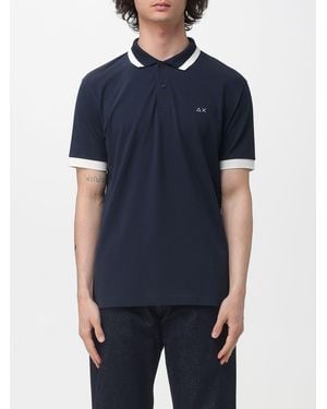 Sun 68 Polo Shirt - Blue