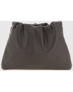 Brunello Cucinelli Bolso De Mano Mujer - Gris