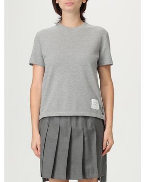 Thom Browne T-Shirt Basic - Grigio