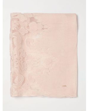 Twinset Inlaid Lace Stole - Natural