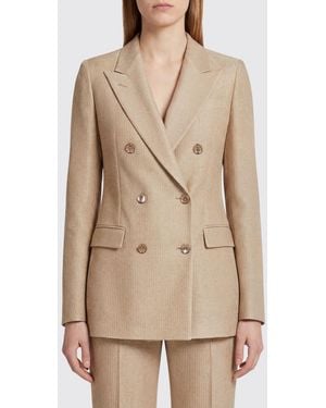 Tagliatore Double-Breasted Blazer - Natural