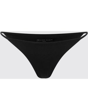 Philipp Plein Slim Fit Stretch Modal Briefs With A Mid-Rise Waist - Black