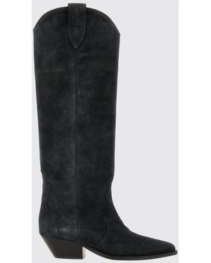 Isabel Marant Flat Ankle Boots - Black