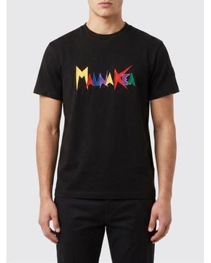 Mauna Kea Cotton T-Shirt With Logo - Black