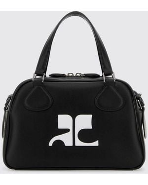 Courreges CourrÈ Ges Reedition Leather Bag - Black