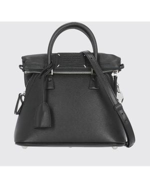 Maison Margiela 5Ac Grained Leather Bag - Black