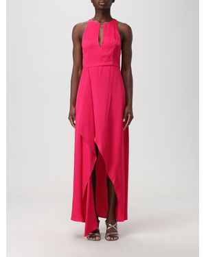 Twinset Abito Lungo A Tulipano - Rosso