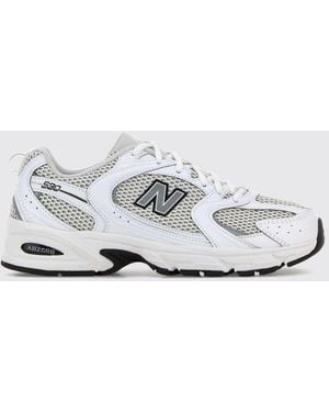 New Balance 530 Faux Leather And Mesh Trainers With Abzorb Midsole - White