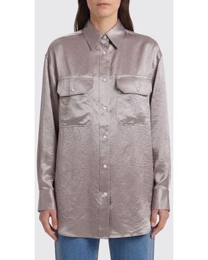 Filippa K Satin Shirt - Grey