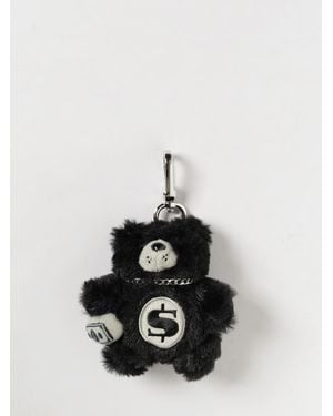 Sprayground Faux Fur Clay Bear Keychain - White